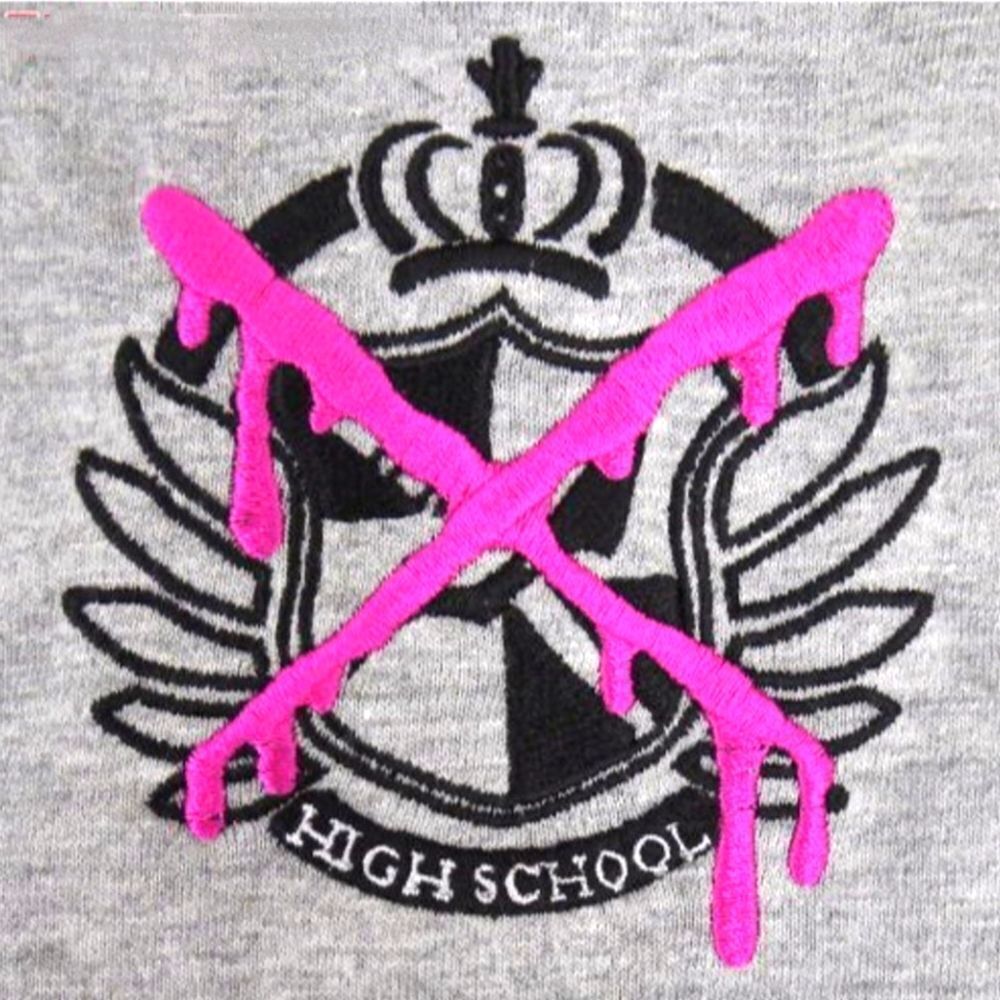 Super Danganronpa 2 Kibogamine Dead  Size M Unisex Cardigan in Heather Gray